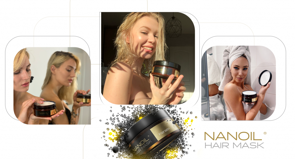 Nanoil keratin hårmasker