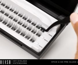 Forlimede øjenvipper til hjemme extensions nanolash